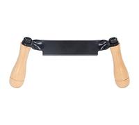 Couteau à tirage Droit, Lame en Acier au tungstène, Manche en Bois, Outil de Rasage pour Le Travail du Bois, clôture en rondins, élimination de l'écorce (8 Pouces)