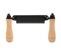 Couteau à tirer droit, outil de rabotage à tirer avec lame en acier à haute dureté et double manche en bois, couteau de rabotage en bois poli de 8 pouces pour la fabrication de