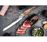 Couteau À Viande Forged Katai 20,5 Cm Lame Vg10 Manche Bois De Racine