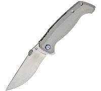 Couteau Artisan Kami Titanium Sand Blast, (Sand Polished) S35VN 1864G-GY