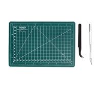 Couteau Artisanal Cutter de PréCision et Auto-Cicatrisant Tapis de Coupe Artisanal Ensemble de Couteaux Couteau D'art Planche à DéCouper Artisanale pour Loisirs CréAtifs Scrapbooking Pochoir 15x22cm