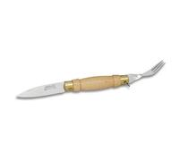 Couteau Avec Fourchette Mam Avec Mango Lame En Bois Et Acier Inoxydable 6 Cm 14001