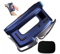 Couteau chauffant pour fascia - Outil de grattoir musculaire, 5 lames, 9 niveaux de micro-courant, thérapie par lumière rouge pour massage complet du corps