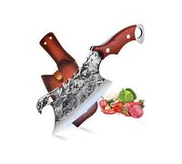 Couteau Chef Forgé à la Main Couperet Boucher Professionne Vendos85 G