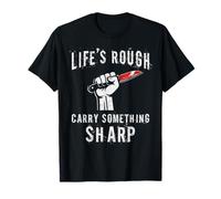 Couteau Collector Carry Something Knives Collecting Lover T-Shirt