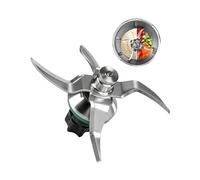 Couteau Compatible avec Thermomix TM5 TM6 TM7 Lame Inox Base en Nylon | Compatible avec Vorwerk Bimby Robot de Cuisine, Joint d’Étanchéité et Accessoire de Remplacement pour Mixeur