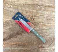 Couteau office N°113 lame crantée inox 10 cm sauge Opinel
