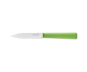 Couteau Cranté N°313 Essentiels+ Vert 10 cm inox Opinel
