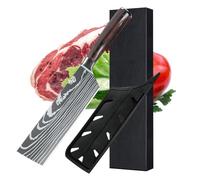 Couteau Cuisine Professionnel, Couteaux de Cuisine Professionnel en Acier Inoxydable 30,5 cm, Couteau Multifonction, Manche en Bois Pakka, Idéal pour Viande Légumes Fruits, Couteau Office Cuisine