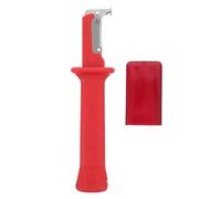 Couteau D’électricien Isolé Rouge, Outil Manuel Compact pour Câbles | Décapage, Usage sur Site et Installation, Abs, Prise Confortable, Longue Durée