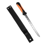 Couteau d’isolation avec étui, cutter isolant 420 mm en acier inoxydable, coupe mousse laine minérale polystyrène PIR XPS, pour toit mur sol rénovation bricolage