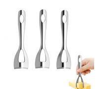 Couteau D'application au Beurre, Couteau a Beurre, Couteaux à Beurre, Acier Inoxydable 304 de Qualité Alimentaire, Construction Monobloc Tridimensionnelle à Angle Droit, Ensemble Trois Pièces