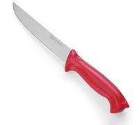 Couteau de boucher HACCP pour viande crue 290 mm - rouge - HENDI 842423