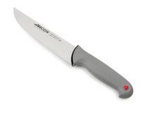 Arcos Couteau de Boucher 180 mm en Acier Inoxydable Nitrum - Couteau de Cuisine Professionnel pour Viande. Poisson et Légumes - Manche Ergonomique POM - Série Color Prof - Noir