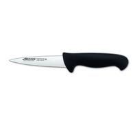 Couteau De Boucherie Arcos Couleur - Prof 292925 Acier Inoxydable Nitrum Et Mango Lame Ergonomique En Polypropylène Noir Et Lame De 13 Cm, Vitrine.