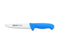 Couteau De Boucherie Arcos Couleur - Prof 294623 Acier Inoxydable Nitrum Et Mango Lame Ergonomique En Polypropylène Bleu Et Lame De 16 Cm, Vitrine. Bleu