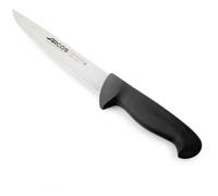 Arcos Couteau de Boucher 180 mm en Acier Inoxydable Nitrum. Couteau de Cuisine Professionnel pour Viande. Poisson et Légumes. Manche Ergonomique en Polyoxyméthylène. Série 2900. Noir