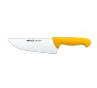 Arcos Couteau de boucher Série 2900 Lame acier inoxydable Nitrum 20 cm Manche polypropylène jaune