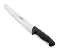Couteau De Boulanger Arcos Couleur - Prof 293225 En Acier Inoxydable Nitrum Et Mango Polypropylène Noir Ergonomique Avec Lame De 25 Cm, Vitrine.