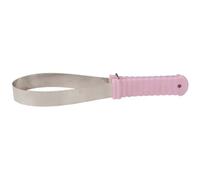 Couteau de chaleur pour cheval en inox T de T Rose 31,5 x 10 cm