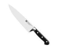 Zwilling Couteau de chef série Professional S – Lame large 20 cm, acier inoxydable, manche noir