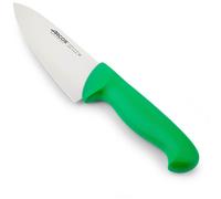 Arcos Séries 2900 - Couteau du Chef Couteau à Découper - Lame Acier Inoxydable Nitrum 150 mm - Manche Polypropylène Couleur Vert
