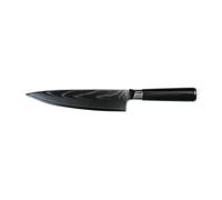 Couteau de chef noir damas 34cm avec étui - "Core" Laguiole Cuisson