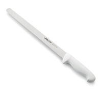 Couteau De Chef Pâtissier Arcos Couleur - Prof 293624 En Acier Inoxydable Nitrum Et Mango Polypropylène Blanc Ergonomique Avec Lame De 35 Cm, Vitrine.