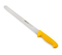 Couteau De Chef Pâtissier Arcos Couleur - Prof 293700 En Acier Inoxydable Nitrum Et Mango Polypropylène Jaune Ergonomique Avec Lame De 30 Cm, Vitrine.