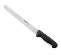 Couteau De Chef Pâtissier Arcos Couleur - Prof 293725 En Acier Inoxydable Nitrum Et Mango Polypropylène Noir Ergonomique Avec Lame De 30 Cm, Vitrine.