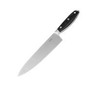 Couteau de chef Teesa 33 cm en acier inoxydable, couteau de cuisine équilibré et