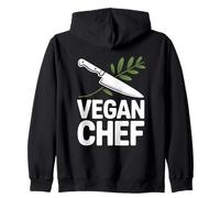 Couteau de Chef végétarien à Base de Plantes pour Cuisiner végétalien Sweat à Capuche
