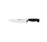 Zwilling Couteau de chef Zwilling Four Star 20 cm Noir-acier inoxydable