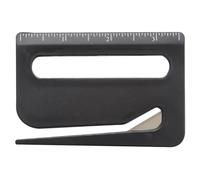 Couteau de coupe de courrier - Slitter en papier de précision avec longer intégrée et échelle de mesure, coupe en papier d'emballage léger | Pape papillon du bureau de l'école, emballage de cadeaux, p