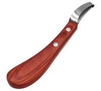 Couteau de coupe de sabot en acier inoxydable, lame incurvée pour plus de précision, manche ergonomique, idéal pour chevaux, chèvres, moutons et tranchants