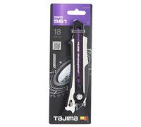 Tajima Couteau de coupe TAJ-DFC561W DORA FIN – lame RAZAR BLACK, vis de fixation et aileron