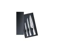 couteau de cuisine 1890099998 set de 3 ensemble couteaux, acier, argent, 36,5 x 17 x 3,5 cm