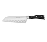 Couteau de cuisine à légumes Santoku Wusthof Alveolato Ikon 17 cm fabriqué en...