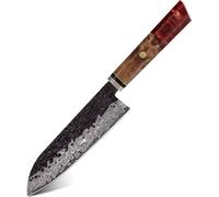 Couteau de cuisine Damas Airi-Santoku/Rouge KP37354