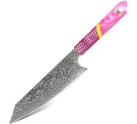 Couteau de cuisine Damas Shinsei - Kiritsuke/Pink KP37589