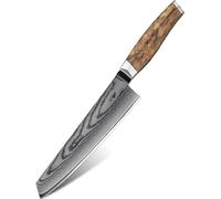 Couteau de cuisine Damas Zenroku-Kiritsuke/Brown KP37559