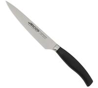 Arcos Couteau de Cuisine Forgé en Acier Inoxydable avec Lame de 160 mm - Manche en Polyoxyméthylène Injecté POM, Couteau de Cuisine Professionnel - Couleur Noire, Série Clara