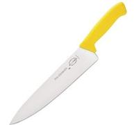 Couteau de cuisinier professionnel jaune Dick Pro Dynamic HACCP 26 cm Gris