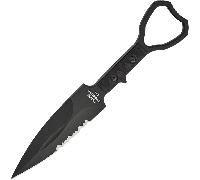 Couteau de déblaiement compact Halfbreed Blades Gen-2 - Lame fixe CCK-01 Gen-2 BLK -