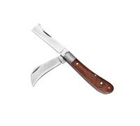 Couteau de Greffage Pliant, Qiwenr Garden Knife, Couteau Pliable Greffe D'élagage, Pour Greffer, Tailler, Réparer les Buissons Envahissants,Couteaux de Jardinage Couteaux à Bourgeons Multifonctionnels