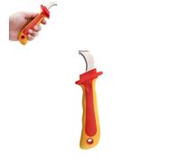 Couteau de Isolé Démontage 1000 V, Coupe-dénudeur De Câble à Bande Rapide, Dénudage Gaine Câble Antimagnétique Isolé Pousser ou Tirer pour Retirer la Gaine Pour L'installation Coupure Circuit