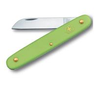 Victorinox, Couteau de jardin, Couteau Universel de Jardin, Multifonction, Léger, Swiss Made, 1 Fonctions, Lame droite, vert clair