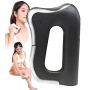 Couteau De Massage Multifonctionnel Pour Fascias,Masseur éLectrique Pour Fascias, Grattage Corporel, Microcourant, Vibration, Compresse Chaude,Relaxation Musculaire,Couteau De Massage Guasha,Black