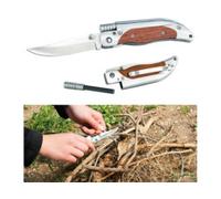 Couteau de poche avec allume-feu en magnésium Semptec