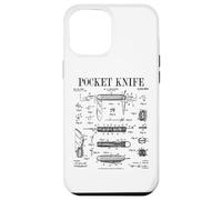 Couteau de Poche Collector Vintage Couteaux passionné d'art Brevet Coque pour iPhone 12 Pro Max